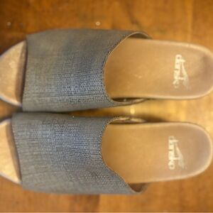 Dansko Gray Slide Sandals